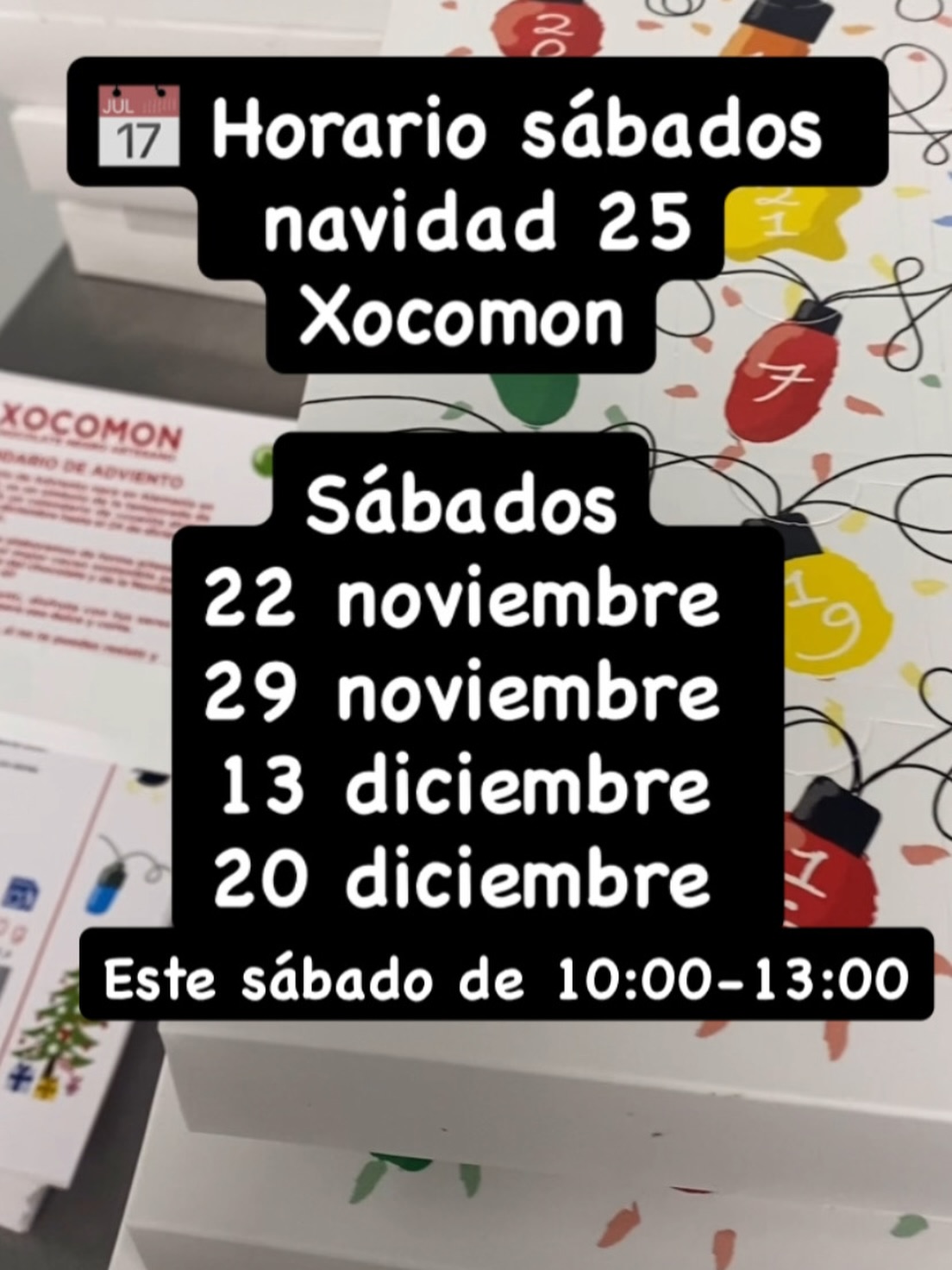 Horario navidad 2025