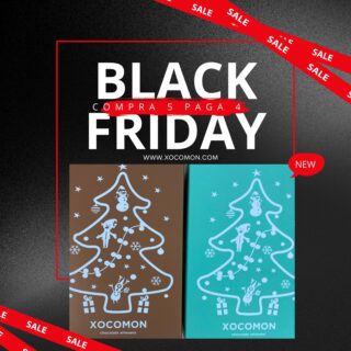🖤✨ BLACK FRIDAY XOCOMON ✨🖤
¡Aprovecha nuestra oferta más dulce del año!
Llévate 5 árboles de Navidad de chocolate y paga solo 4. 🎄🍫

Chocolate sin alérgenos, perfecto para regalar, compartir o endulzar la Navidad con total tranquilidad.
Solo por tiempo limitado… ¡no te quedes sin los tuyos!

#Xocomon #ChocolateSinAlérgenos #BlackFriday #NavidadXocomon #ArbolesDeChocolate #sin #sintrazasdeleche