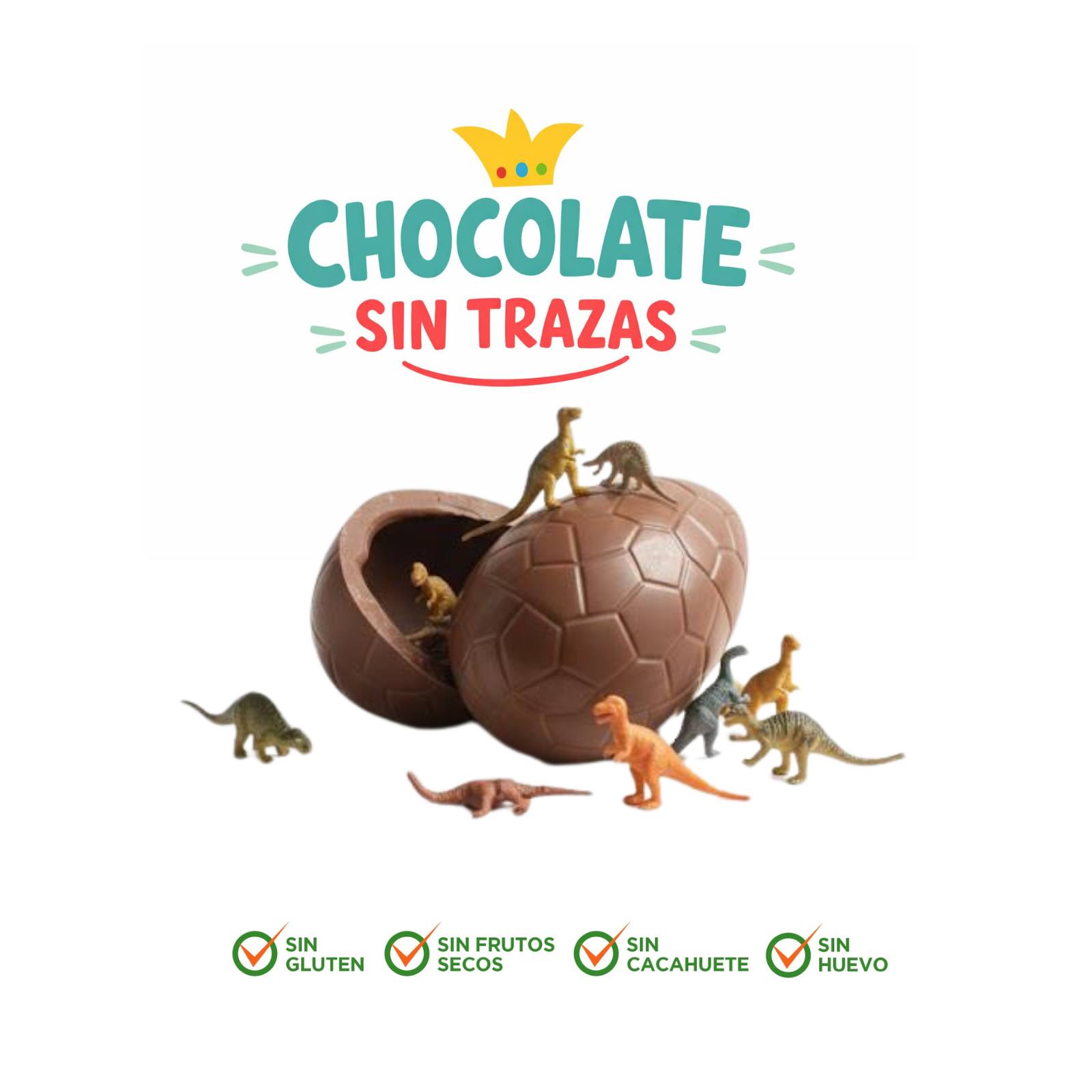 🥳Por fin podemos reponer los huevos con 🦖dinosaurios de juguetes en el interior
💙 chocolate negro sin ningún alérgeno ni traza
💚chocolate con leche ( contiene soja y leche)
#xocomon #sintrazas #pascua2026 #huevodepascua #PLV