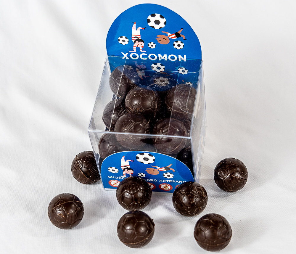 Pilotes de futbol xocolata negra xocomon 110g