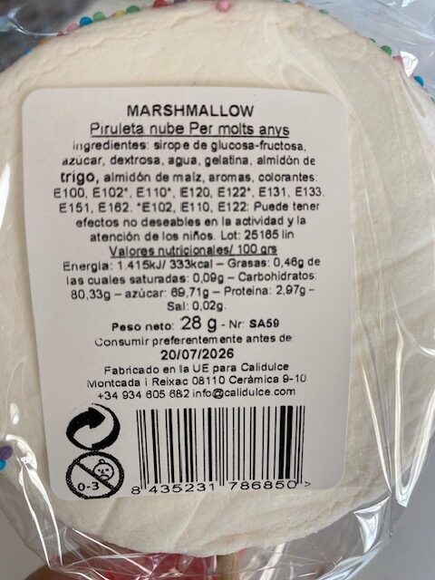 Piruleta PER MOLTS ANYS català - Imatge 3