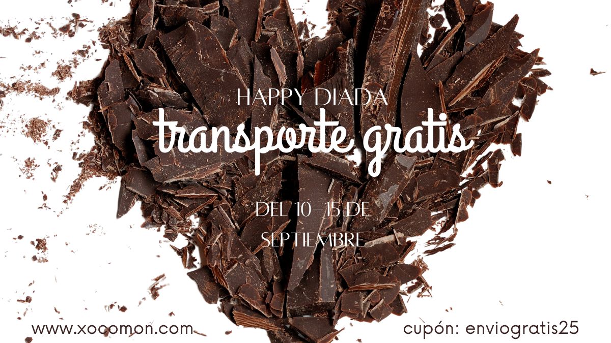 Envío gratis por la Diada con Xocomon | Chocolate sin trazas
