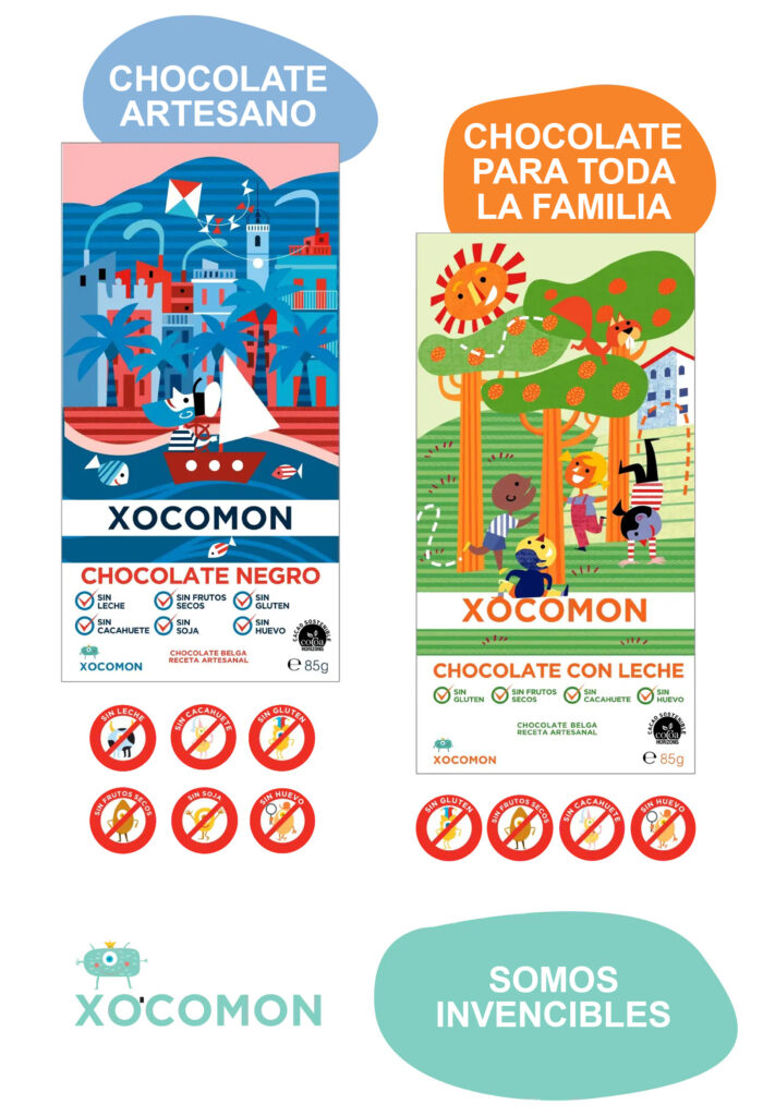 venta online chocolate sin trazas | XOCOMON