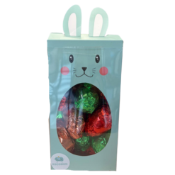 Easter box with bunny and 24 milk chocolate eggs | Xocomon