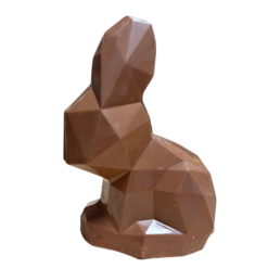 Origami rabbit milk chocolate