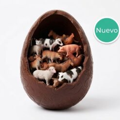 xocomon milk chocolate egg, with surprise inside (toy farm animals)