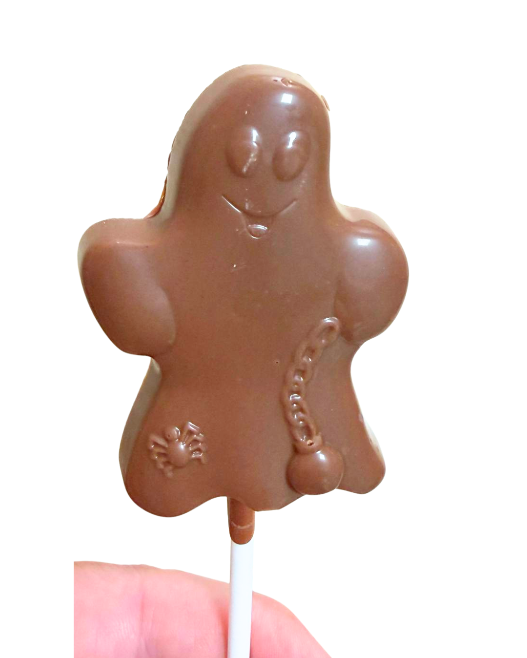 Piruleta Fantasma de xocolata amb llet – Xocomon - Imatge 4